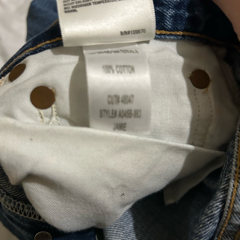 AGOLDE Blue Jamie High -Rise Skinny XS - Picture 7 of 7